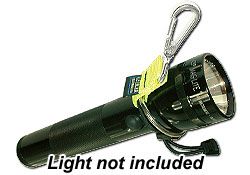 Stainless Flashlight Holder