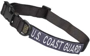 Large Tactical Dog Collar 17-23 in. U.S. COAST GUARD
